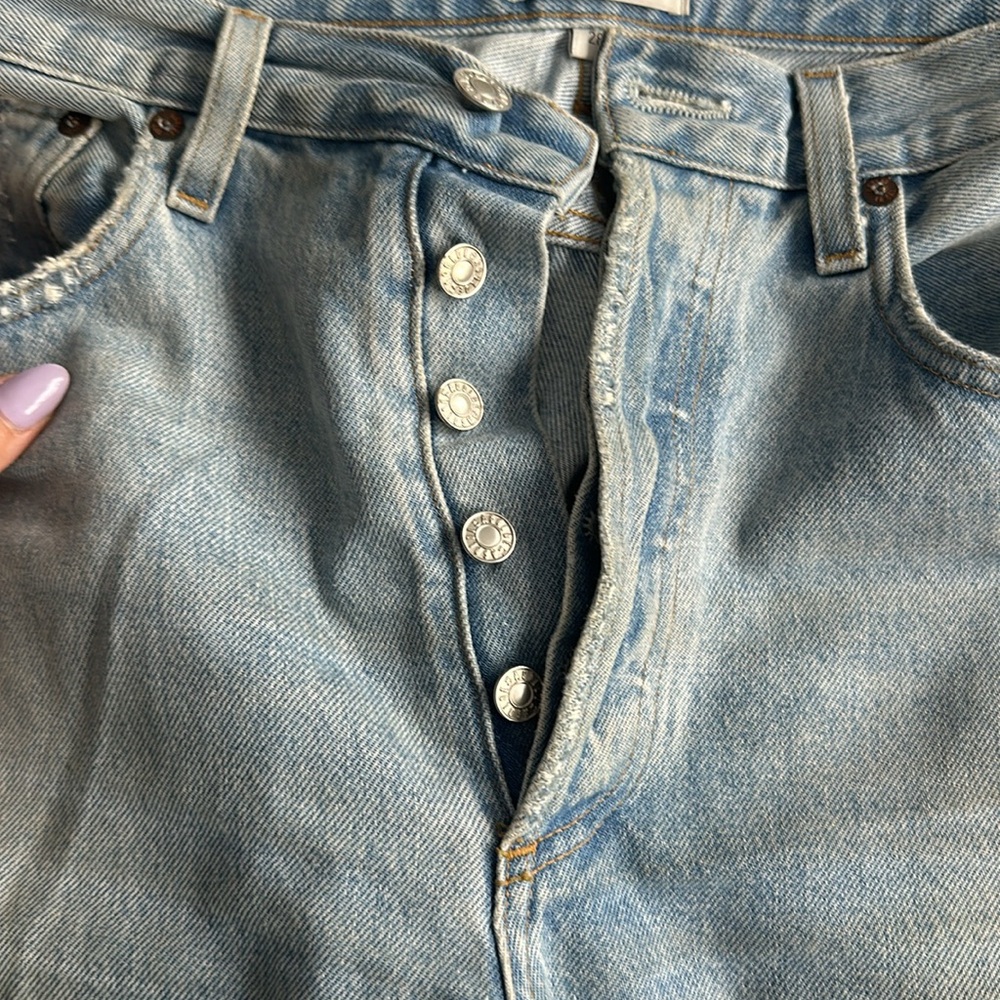 Agolde Jeans (Riley Straight Crop) - Picture 3 of 6